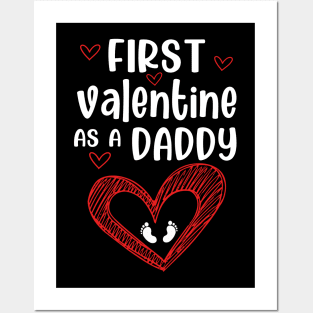 first valentine as a daddy Posters and Art